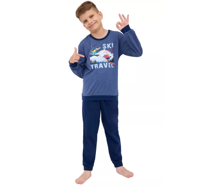 Chlapecké pyžamo 267/158 Ski - CORNETTE Chlapecké pyžamo 267/158 Ski - CORNETTE