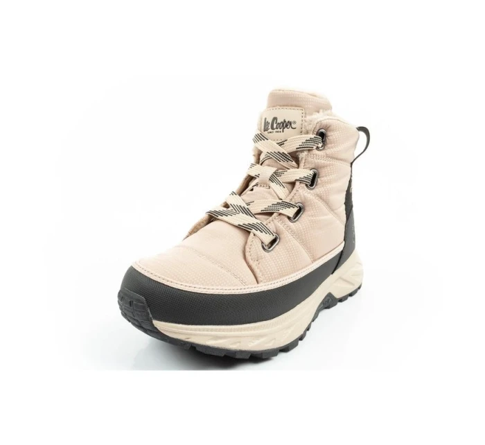 dámská sportovní obuv zimní model 21406190 zateplená béžová černá dámské - Lee Cooper