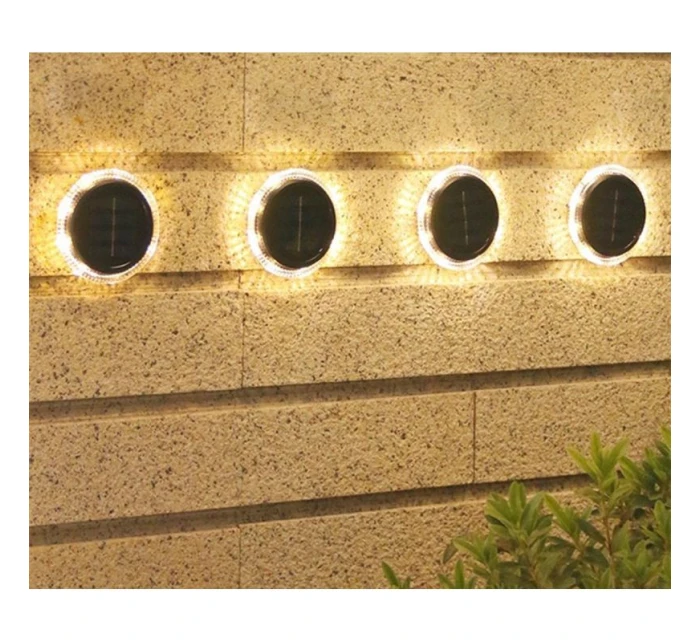 SOLÁRNÍ DISKOVÉ LAMPY PRO MONTÁŽ NA ZEM NEBO NA ZEĎ 2KS SOLÁRNÍ DISKOVÉ LAMPY PRO MONTÁŽ NA ZEM NEBO NA ZEĎ 2KS