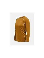 Termotriko PEAK PERFORMANCE Magic Crew Wool-blend Baselayer Women, hnědé