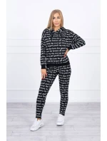 Sada s potiskem černá Sada s potiskem černá