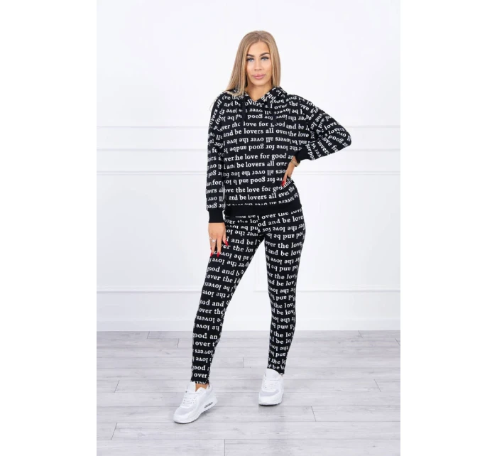 Sada s potiskem černá Sada s potiskem černá