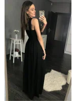 Dlouhé šaty model 20934312 černé - YourNewStyle