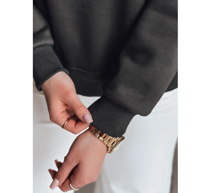 Dámská oversize mikina s potiskem černá Dstreet model 21988097 - FashionStreet