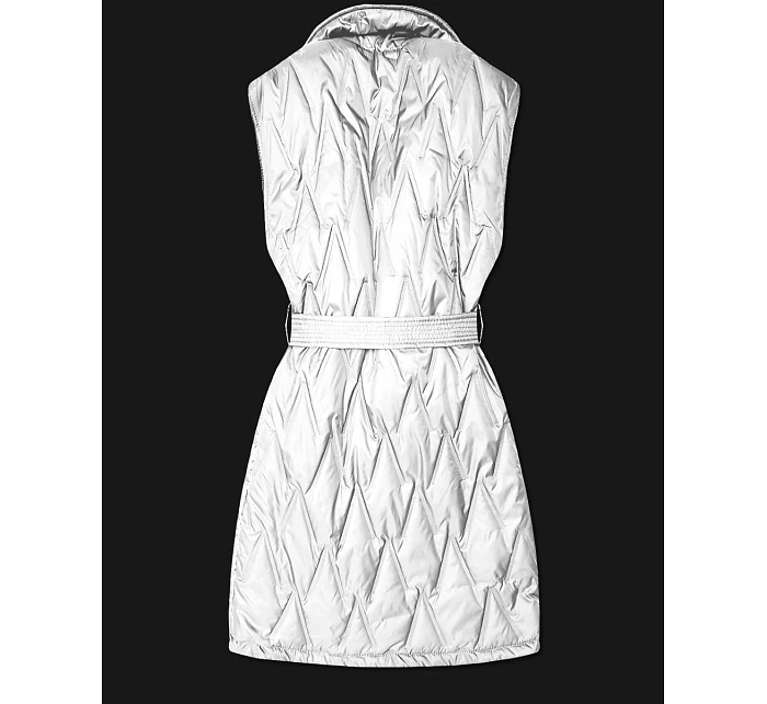 kamizelka z paskiem Goodlookin biała model 22037916 - S'WEST