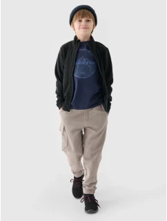 Chlapecký běžný fleece se stojáčkem 4F Junior 4FJWMM00TFLEM245-20S