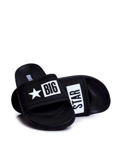 Pánské pantofle Big star - černé Pánské pantofle Big star - černé