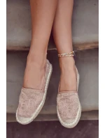 Klasické dámské espadrilky prolamované nude Catris Klasické dámské espadrilky prolamované nude Catris