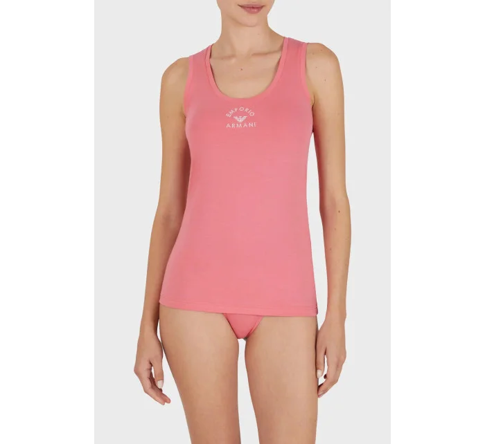 Dámské tílko korálové model 19916483 - Emporio Armani Dámské tílko korálové model 19916483 - Emporio Armani