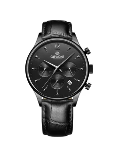 Pánské hodinky Giewont Chronograph Sapphire Black GW6310-A1