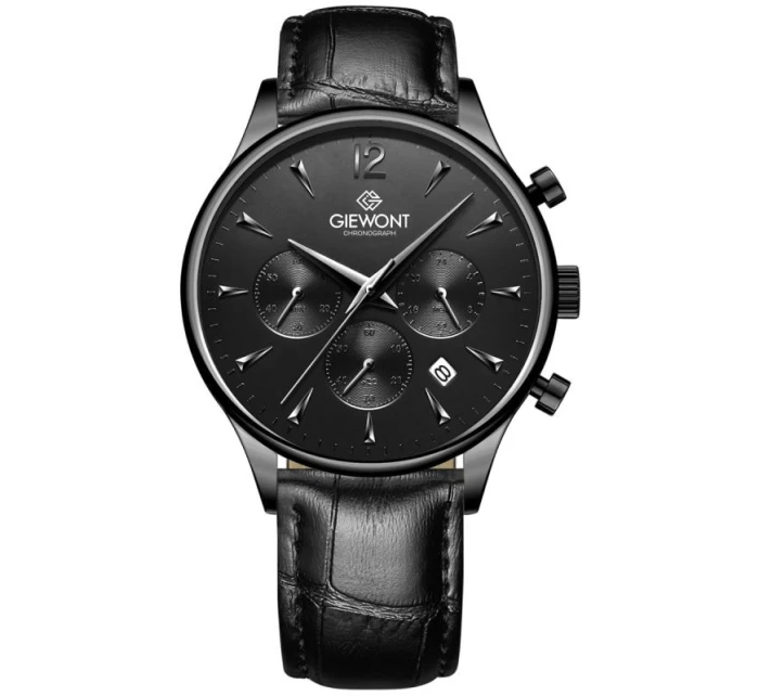 Pánské hodinky Giewont Chronograph Sapphire Black GW6310-A1 Pánské hodinky Giewont Chronograph Sapphire Black GW6310-A1