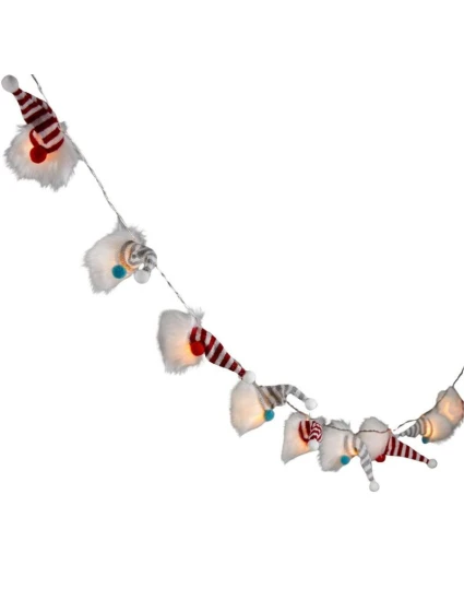 GIRLANDA SVĚTLA 12KS SKŘÍTCI NA BATERIE SANTA CLAUS TEPLÁ BÍLÁ LUCA GIRLANDA SVĚTLA 12KS SKŘÍTCI NA BATERIE SANTA CLAUS TEPLÁ BÍLÁ LUCA
