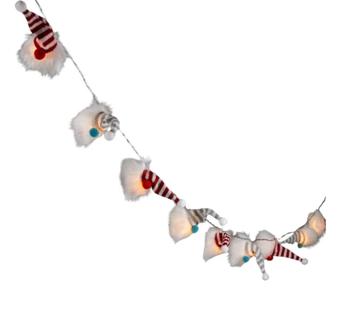 GIRLANDA SVĚTLA 12KS SKŘÍTCI NA BATERIE SANTA CLAUS TEPLÁ BÍLÁ LUCA GIRLANDA SVĚTLA 12KS SKŘÍTCI NA BATERIE SANTA CLAUS TEPLÁ BÍLÁ LUCA