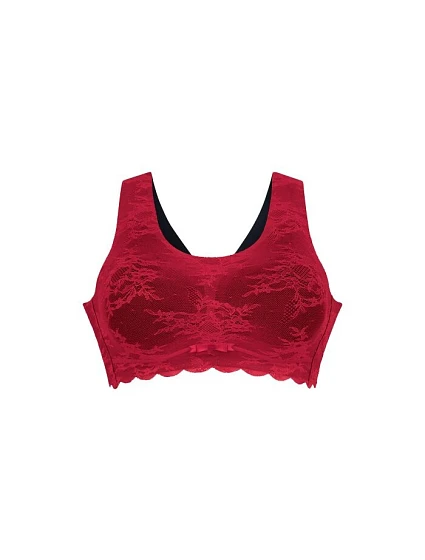 Essential Lace braletka s pěnovou výztuží model 21188910 červená - Anita Classix