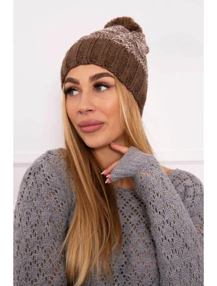 Čepice Paris fleece model 18750769 - K-Fashion Čepice Paris fleece model 18750769 - K-Fashion