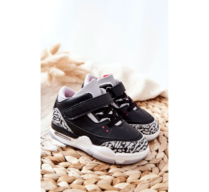 Dětské Sportovní Boty Černé a červená Linen Dětské Sportovní Boty Černé a červená Linen