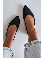 Baleríny Ploché Eko Černé model 22091945 - Boto Baleríny Ploché Eko Černé model 22091945 - Boto