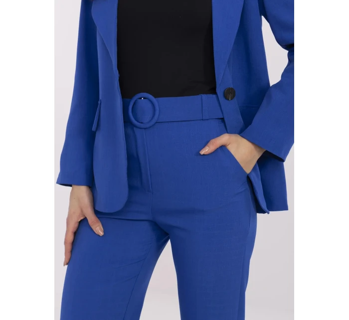 Kalhoty DHJ SP model 20969342 kobaltově modré - FPrice Kalhoty DHJ SP model 20969342 kobaltově modré - FPrice