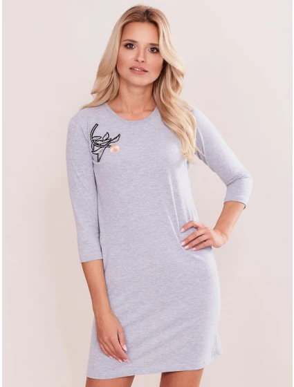 Šaty EN SK 1404.59 šedá