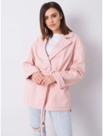 Dámský kabát EN světle růžový model 15182727 - FPrice