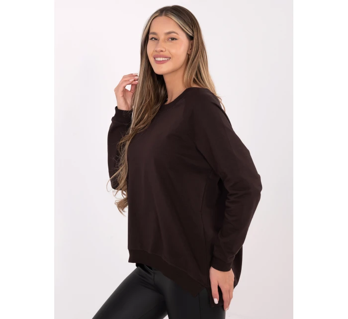 Mikina RV BL 5850.11X tmavě hnědá Mikina RV BL 5850.11X tmavě hnědá