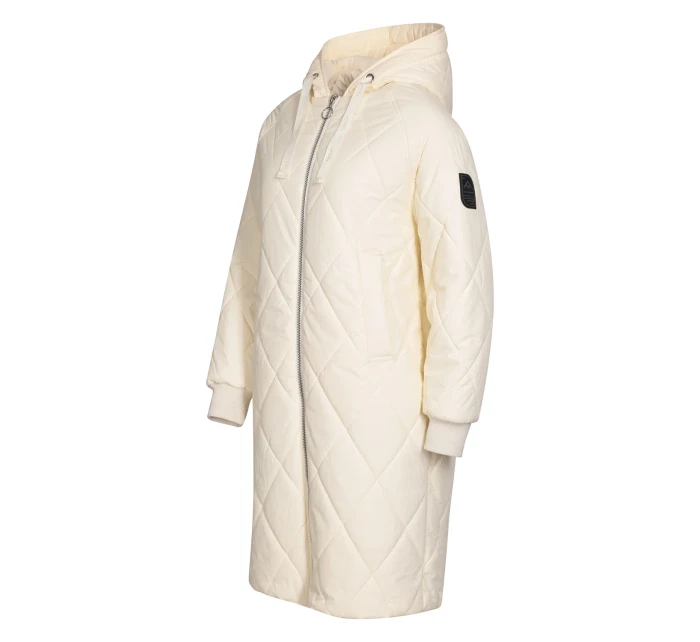 Dámský kabát NAX NOPPA creme Dámský kabát NAX NOPPA creme