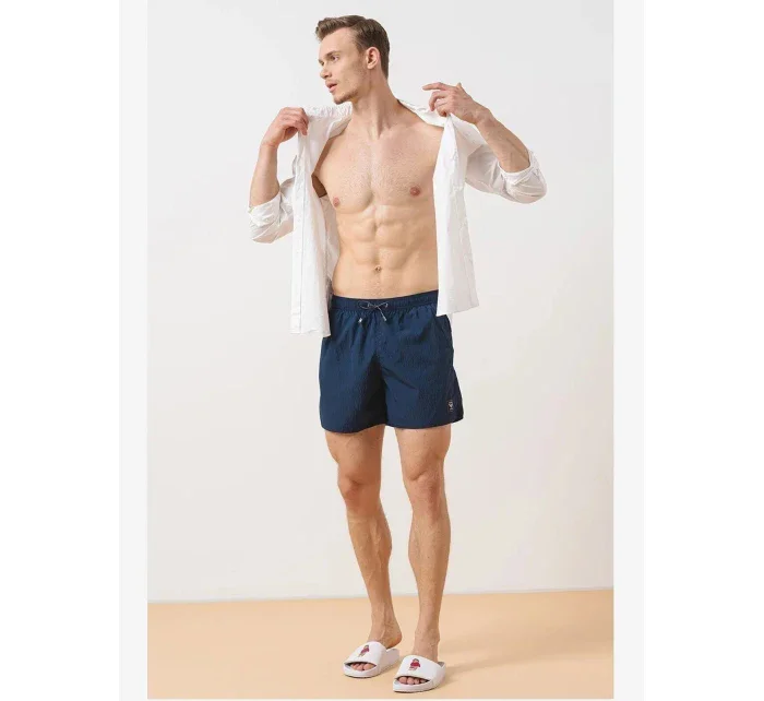 Pánské plavky 211740 4R419 06935 tm. modré - Emporio Armani