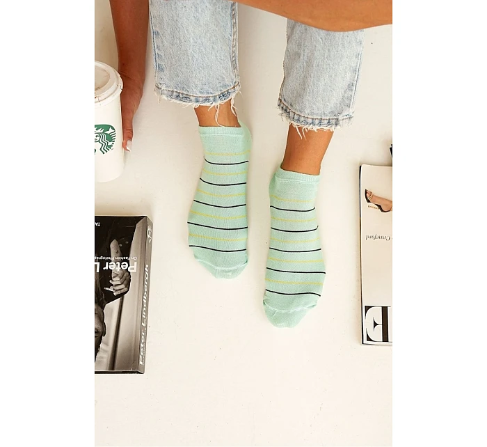 Dámské tenké pruhované ponožky model 22066733 - Milena