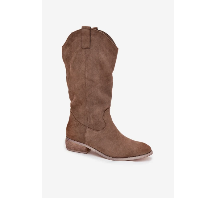 Kozačky na podpatku  model 220716 Step in style