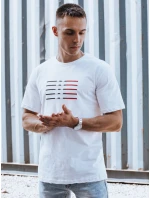 Pánské bílé tričko Dstreet model 21977158 - FashionStreet Pánské bílé tričko Dstreet model 21977158 - FashionStreet