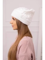 Dámská čepice Nastia K373 bílá Dámská čepice Nastia K373 bílá