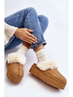 Dámské sněhule na tlusté podešvi Camel Starlyn