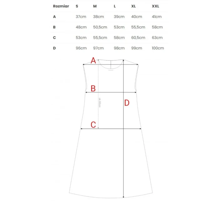 model 21154727 Šaty bez rukávů královská modř - STYLOVE