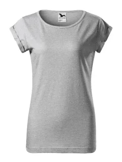 Fusion tričko dámské stříbrný melír