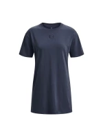 Dámské tričko Printed Extended SS SS23 tm.šedé - Under Armour