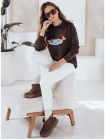 Dámský svetr CHICPAWS s aplikací hnědého psa FashionStreet MY2544