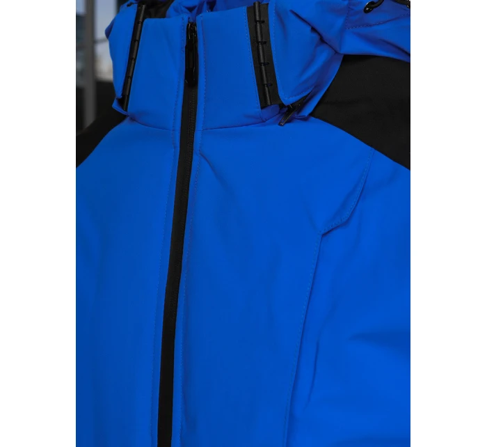 Pánská zimní bunda s kapucí modrá FashionStreet TX5122