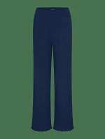 Versatile Rib Straight Trousers - Blue - TRIUMPH Blue - TRIUMPH