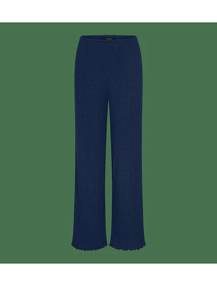 Versatile Rib Straight Trousers - Blue - TRIUMPH Blue - TRIUMPH Versatile Rib Straight Trousers - Blue - TRIUMPH Blue - TRIUMPH