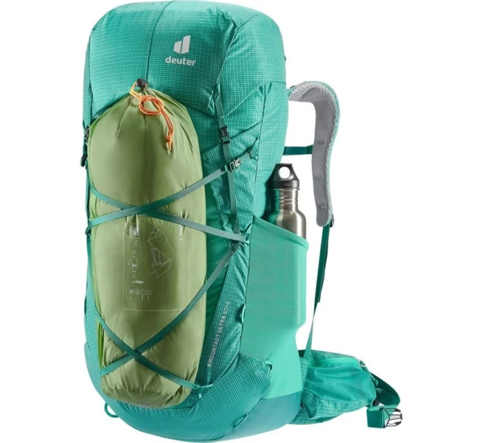 Trekingový batoh Deuter ULTRA 55+5 SL FERN-ALPINEGREEN