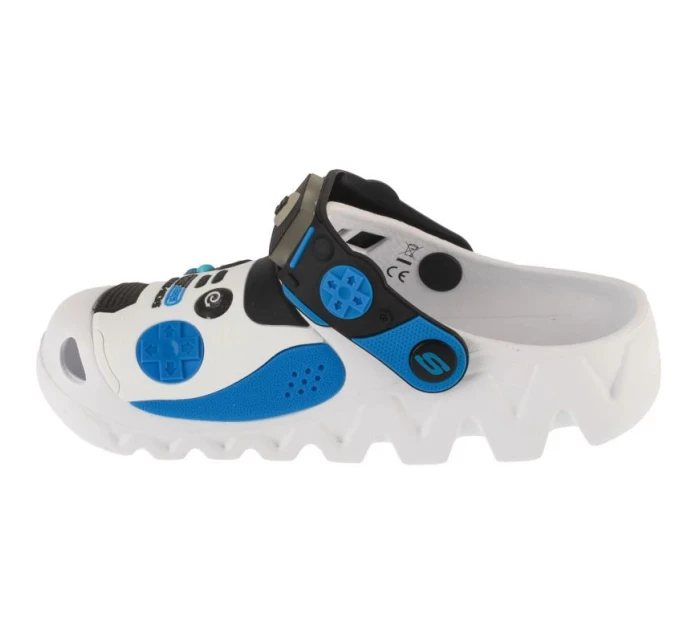 Skechers Foamies: Zaggle - Hydro-Pointz 406721L-WBKB White 30 Skechers Foamies: Zaggle - Hydro-Pointz 406721L-WBKB White 30
