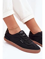 Dámské tenisky z materiálu Big Star TT274356 Černé