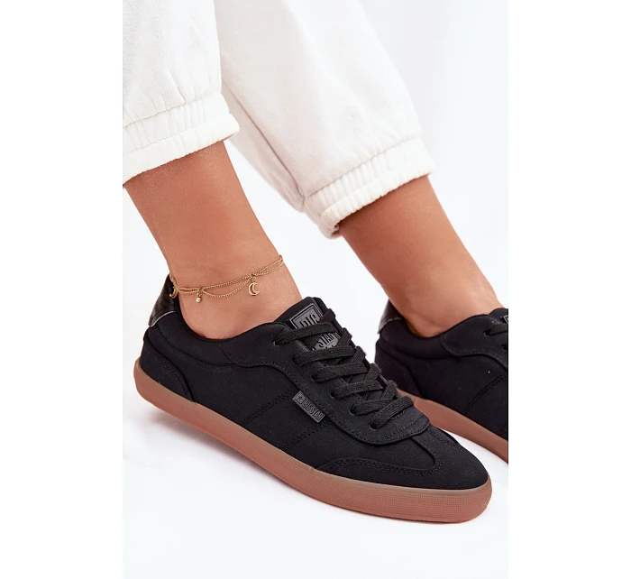 Dámské tenisky z materiálu Big Star TT274356 Černé