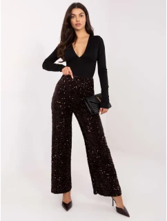 Kalhoty MI SP 4323C.28 tmavě hnědé