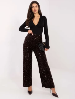 Kalhoty MI SP 4323C.28 tmavě hnědé