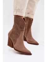 Boty na podpatku  model 224239 Step in style