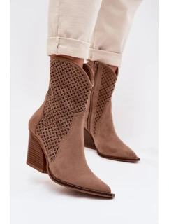 Boty na podpatku  model 224239 Step in style