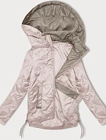 Dámská bunda se stahovacími šňůrkami na bocích S'West pearl pink (B8360-51)