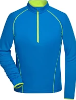 Daiber JN 497 Dámské funkční tričko s dlouhým rukávem 02.0497 bright blue/bright yellow