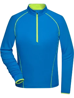 Daiber JN 497 Dámské funkční tričko s dlouhým rukávem 02.0497 bright blue/bright yellow